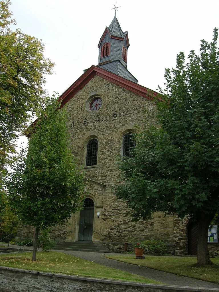 St. Philippus und Jakobus Heidenrod-Laufenselden, erbaut 1837 nach Plänen von Eberhard Philipp Wolff.