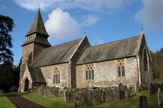 Kentchurch church. The church is dedicated to St Mary.