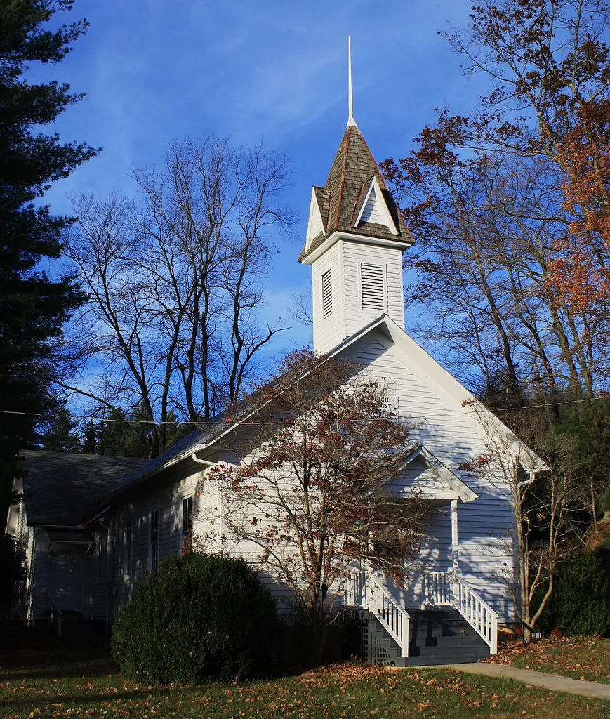 en:Antioch United Methodist Church (Roaring Gap, North Carolina) of en:Roaring Gap, en:Alleghany County, en:North Carolina, en:United States of America. Photograph taken by en:User:Willthach