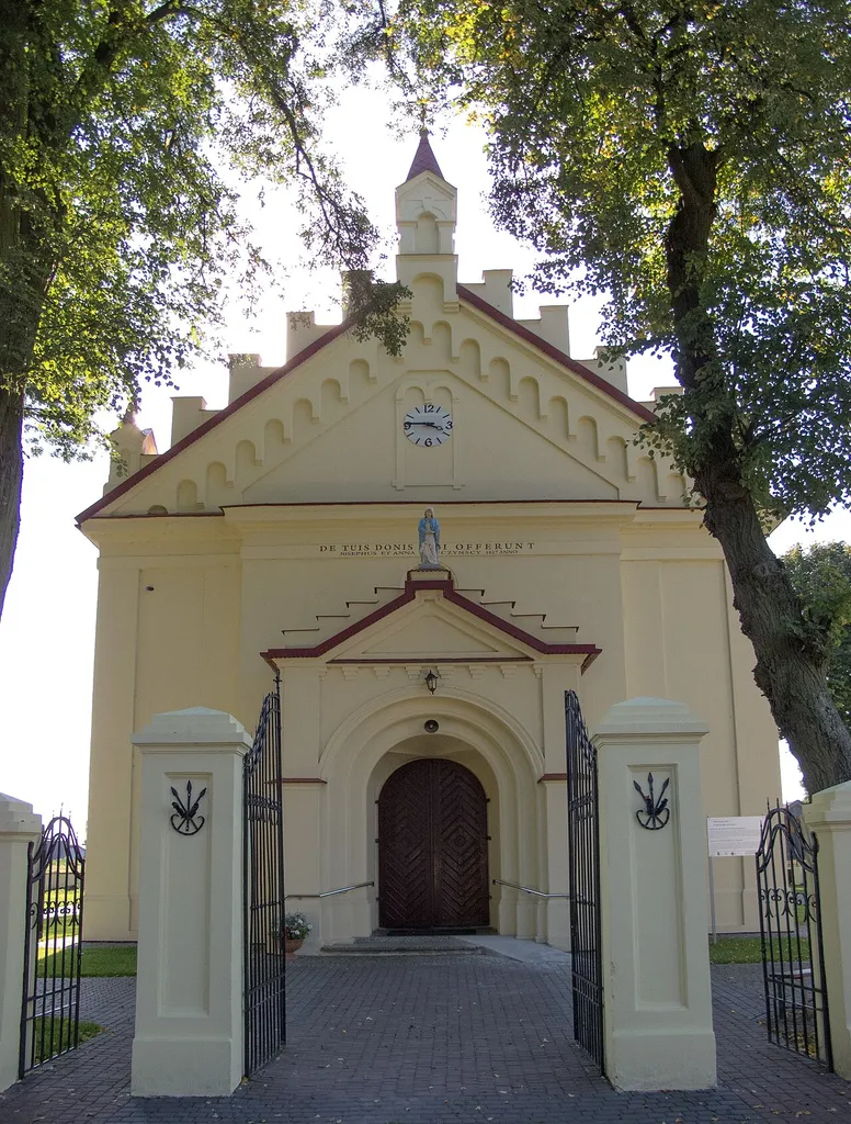 Łańcuchów, zespół kościoła par. p.w. św. Jana Chrzciciela