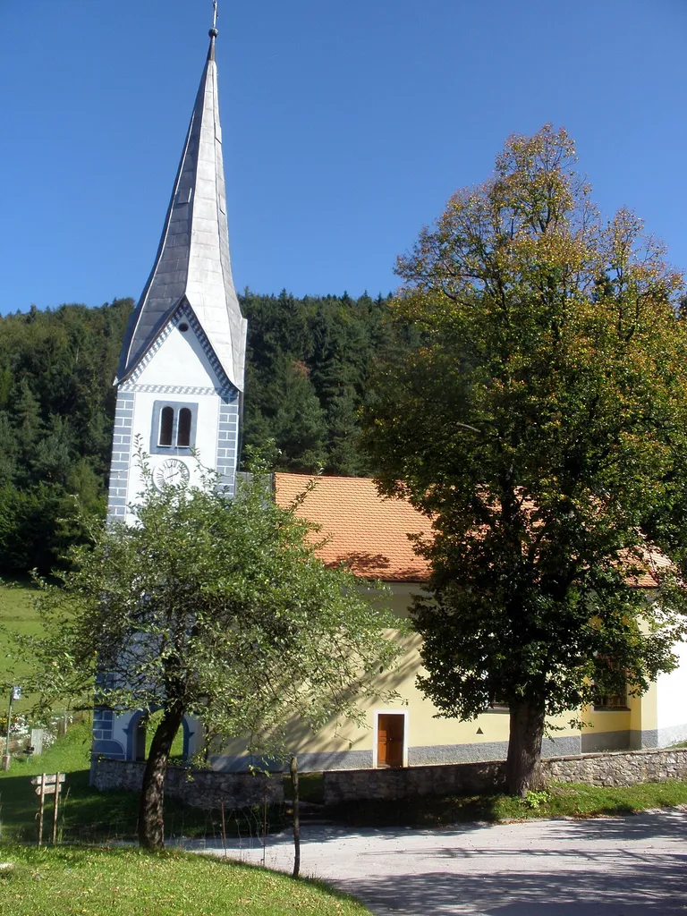 Church in Šenbric near Velenje, Slovenia
