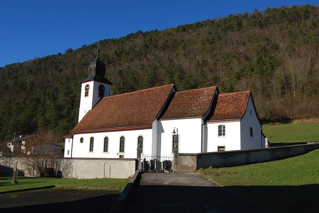 Church of Vermes, canton of Jura, Switzerland
