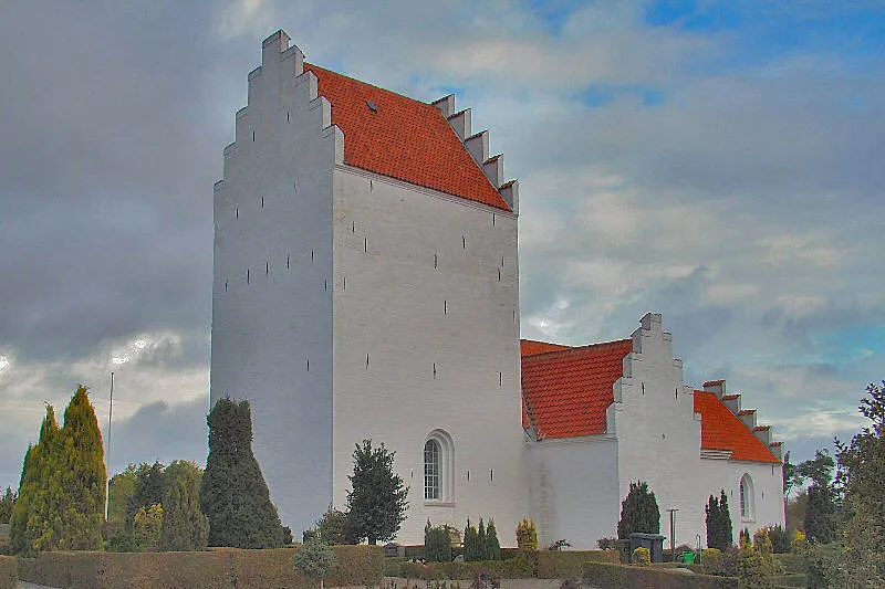 Church of Elling, situated appr. 6 km north of the danish town Frederikshavn