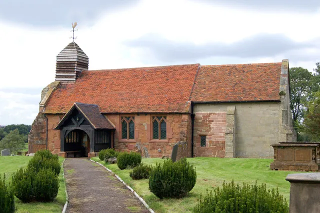St Margaret's parish church, Hunningham, Warwickshire, seen from the south
