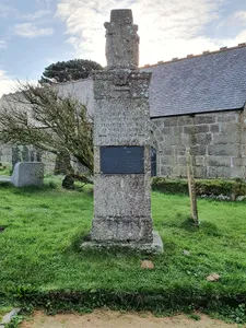 Zennor War Memorial in the Church yard of St Sennar