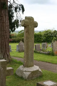 Churchyard cross 12m west of Down St Mary church tower