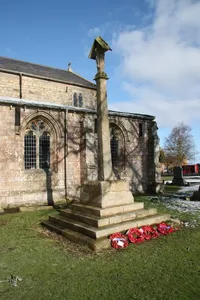 Ingoldmells War Memorial in Churchyard to Church of St Peter and St Paul