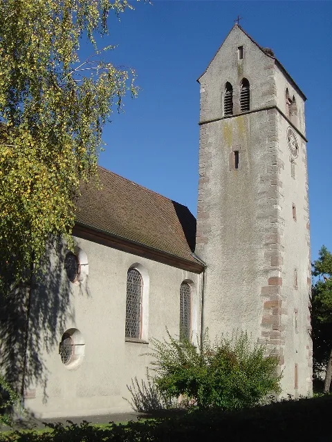 Old Catholic church St. Gallus in Kaiseraugst