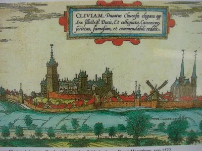 informationpanel by theSwancastle at Kleve, Germany