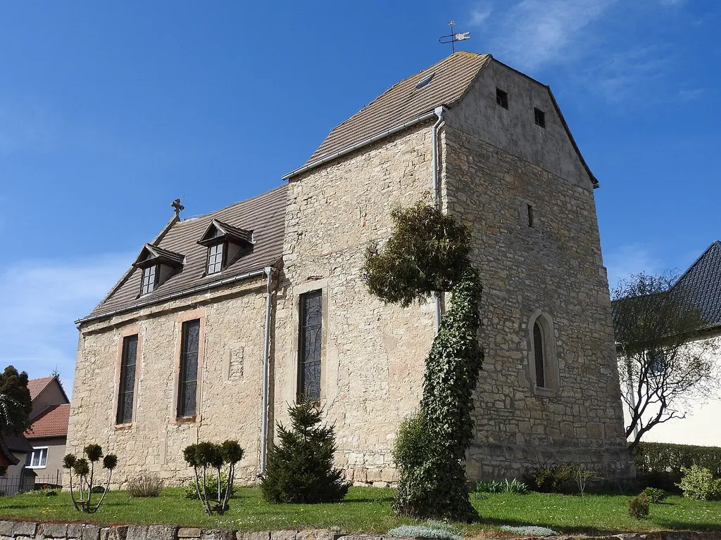 Dorfkirche in Poppel, Lanitz-Hassel-Tal in Sachsen-Anhalt