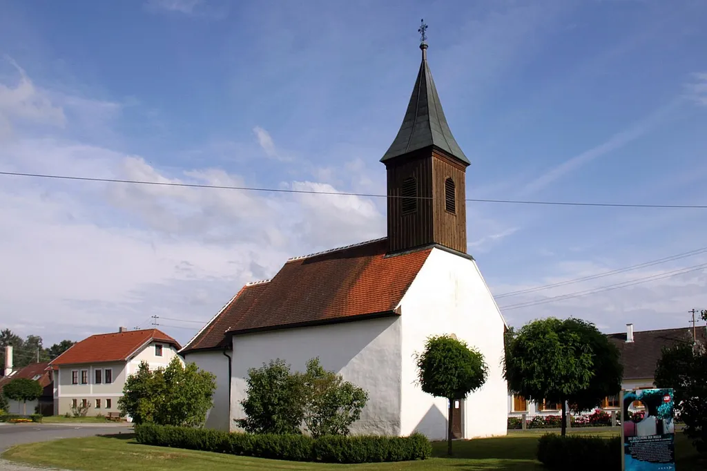 Denkmalgeschützte römisch-katholische Filialkirche in Siget in der Wart, Gemeinde Rotenturm an der Pinka