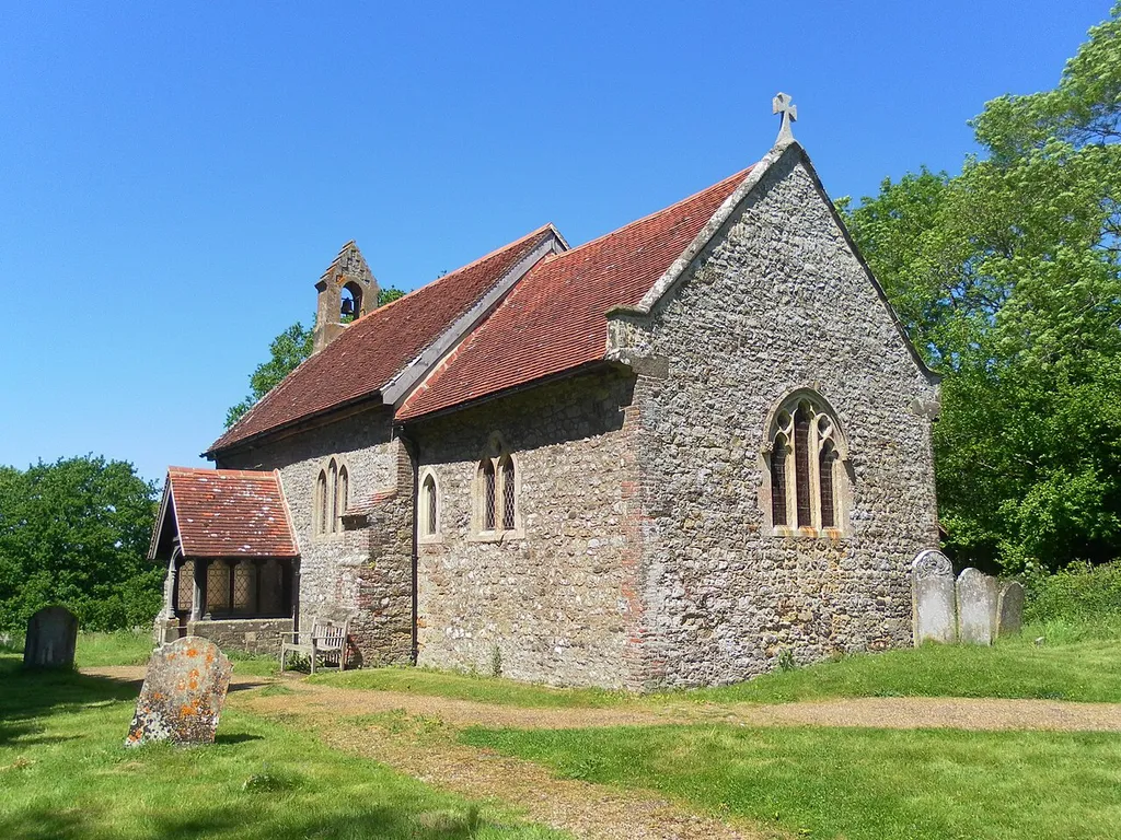 St Bartholomew's parish church, Egdean, West Sussex, England, seen from the east