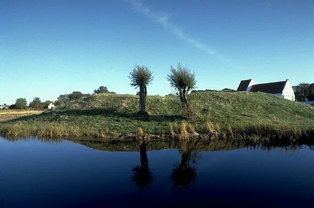 The ruins after the castle of Skanor, Sweden.