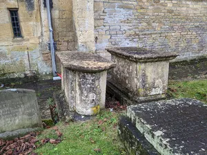 Pair Of Chest Tombs Approximately 1.5 Metres East Of Chancel Of Church Of St John The Baptist