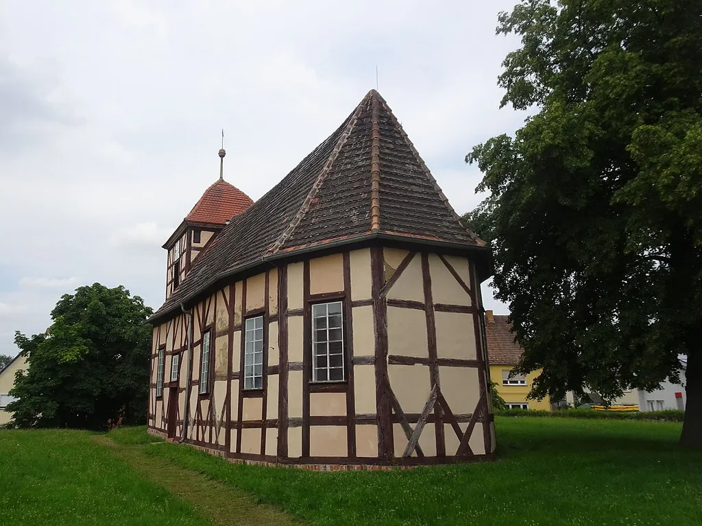 Kleindröben, Ortsteil von Jessen/Elster. Dorfkirche.