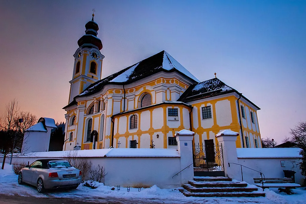 Holy Cross Church in Berbling (Bad Aibling)/Germany.