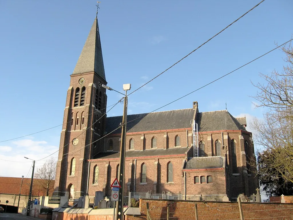 Church of Saint Martin in Riemst, Limburg, Belgium