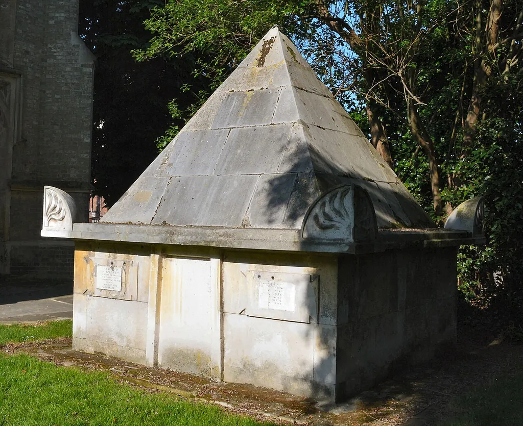 St Mary's, Hampton, John Greg of Dominica d 1795 tomb. John Greg (1716-1795), was a land owner on Dominica.