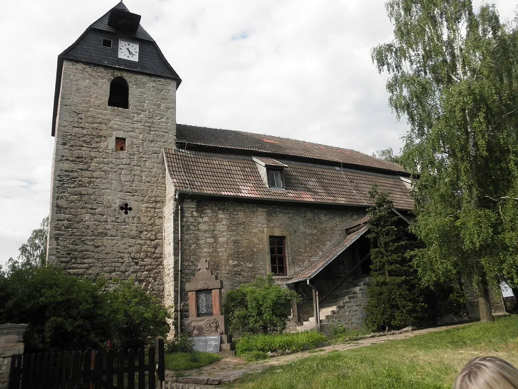 Church in Holzengel (Großenehrich) in Thuringia