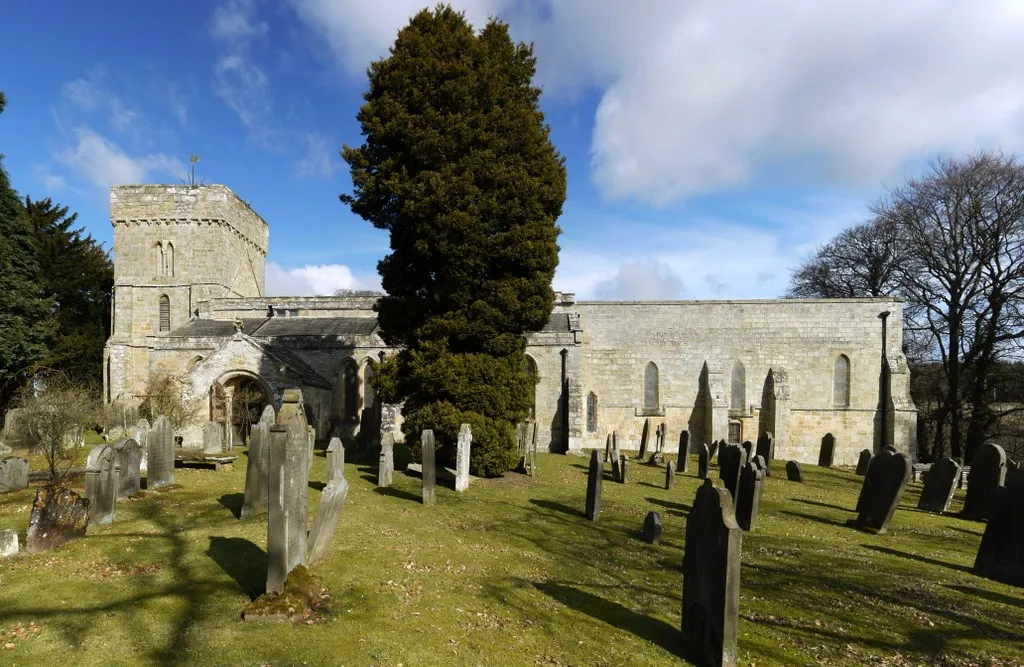 St Andrew's Church, Hartburn When the vestry was repaired of dry rot in 1966, a line of skeletons was found buried just beneath the floor. They were dated between 966 and 1166 AD http://ads.ahds.ac.uk/catalogue/search/fr.cfm?rcn=NSMR03-10451