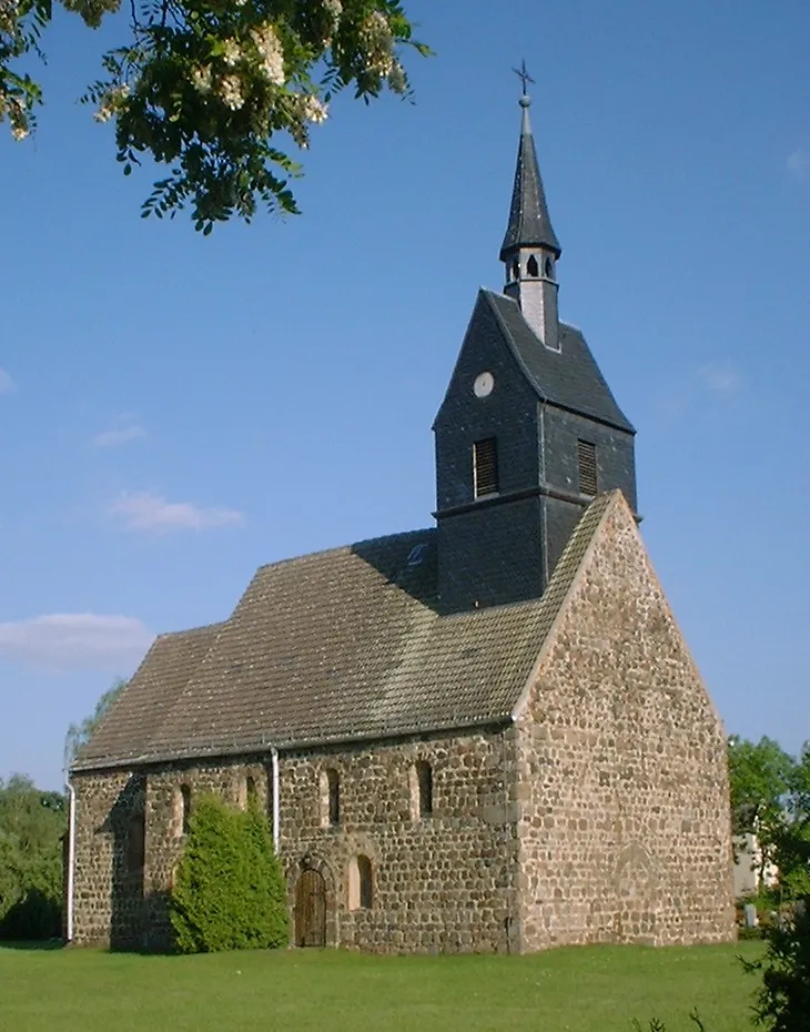 Church in Niemegk-Hohenwerbig in Brandenburg, Germany