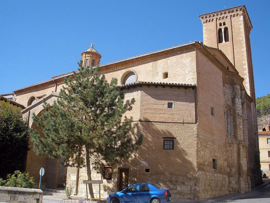 Iglesia de Santo Domingo de Silos, en Daroca (Zaragoza, Aragón, España)