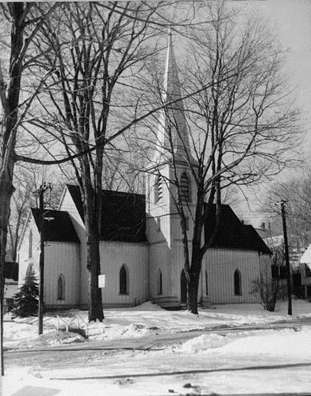 St. Matthew's Episcopal Church, 20 Union Street, Hallowell, Kennebec County, Maine (built 1860).