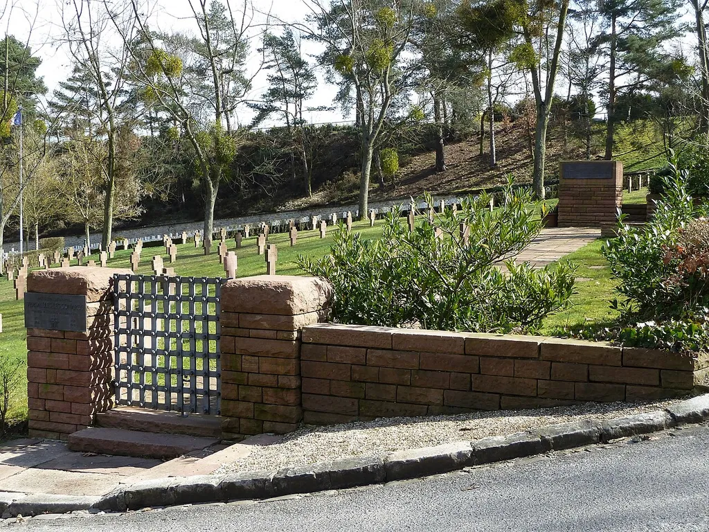 German military section of Les Gonards Cemetery