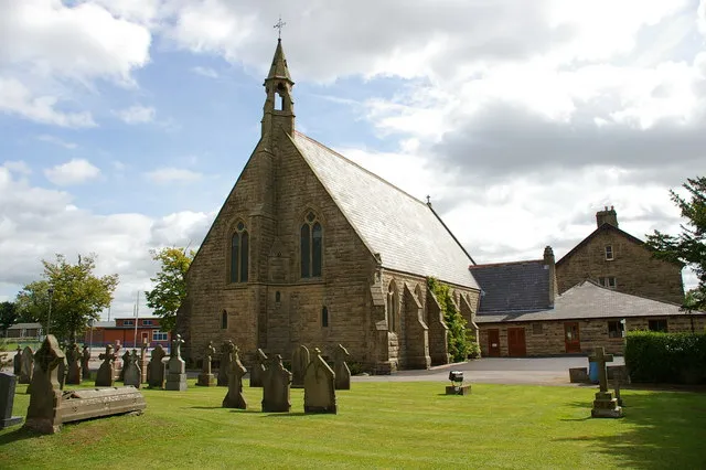 Roman Catholic Church of Our Lady and St Michael, Alston Lane, Grimsargh, Lancashire, seen from the northwest