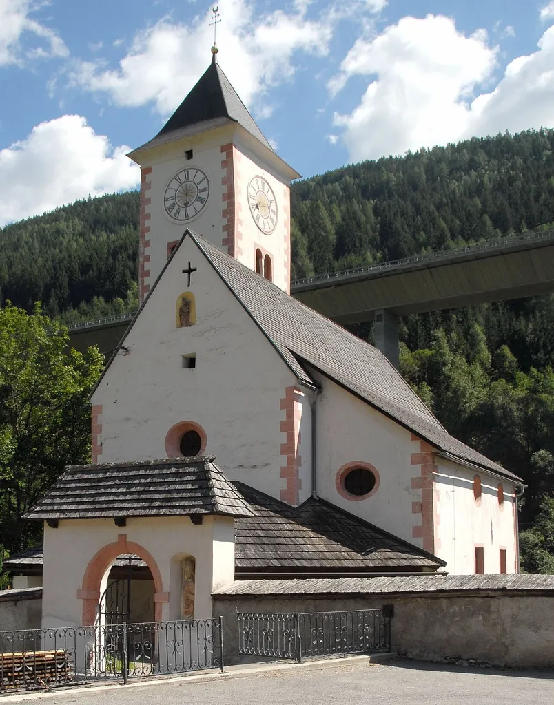 Subsidiary church Saint Nikolaus at Saint Nikolai in the community Krems, district Spittal on the Drau, Carinthia, Austria This media shows the protected monument with ObjektID 63163 in Austria. (Commons, de, Wikidata)