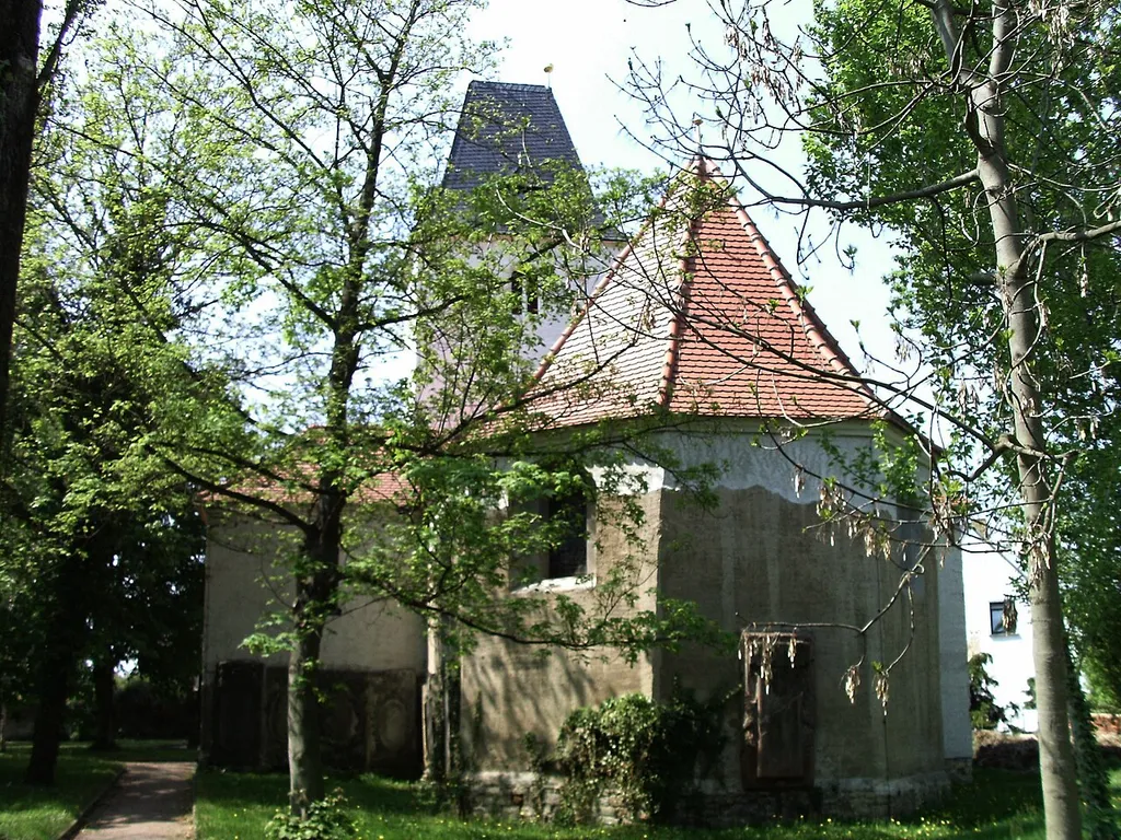 Wallendorf Church (Schkopau, district of Saalekreis, Saxony-Anhalt) from the east