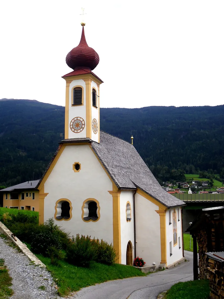 This media shows the remarkable cultural object in the Austrian state of Tyrol listed by the Tyrolean Art Cadastre with the ID 19450. (on tirisMaps, pdf, Fotoarchiv Tiroler Kunstkataster, more images on Commons, Wikidata)