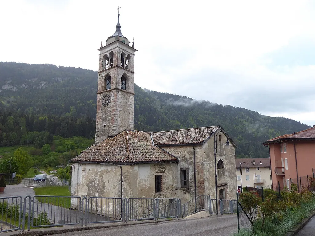 Ronzo-Chienis (Trentino, Italy), old church of the Dedication of Saint Michael