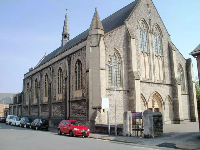 Church of St German of Auxerre, Adamsdown, Cardiff, designed by architects Bodley &amp; Garner and built 1881-4