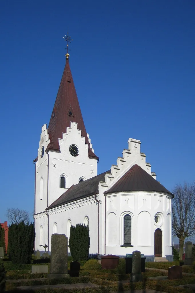Vadensjö kyrka in Skåne, Sweden