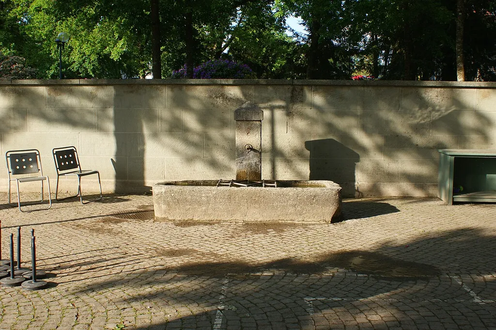 fountain playground Rose Garden Bern