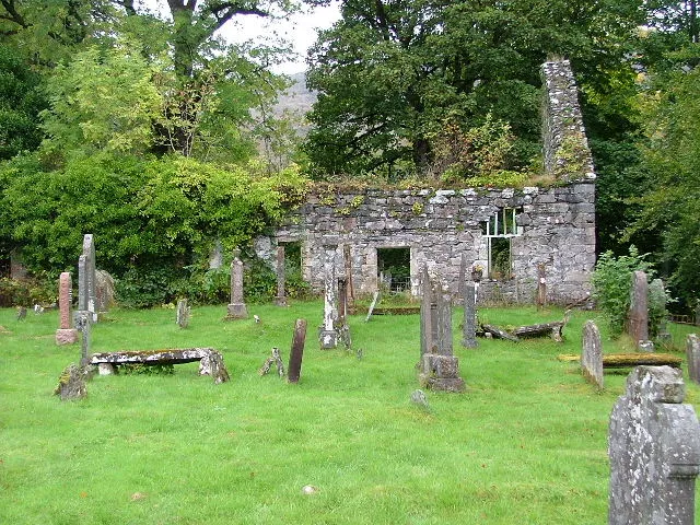 Lochcarron Old Burial Ground At Kirkton, east of Lochcarron.