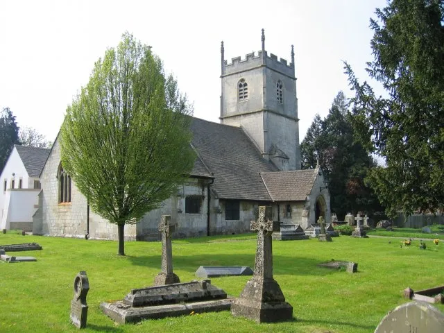 St Lawrence's parish church, Barnwood, Gloucester, seen from the northeast