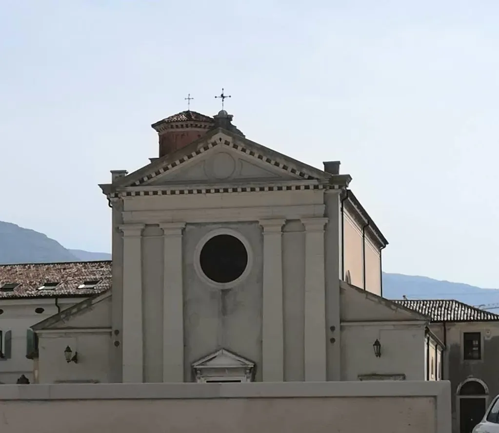 La chiesa parrocchiale di Meschio, rione di Vittorio Veneto
