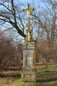 Betkreuz an der Nebelschützer Kirche