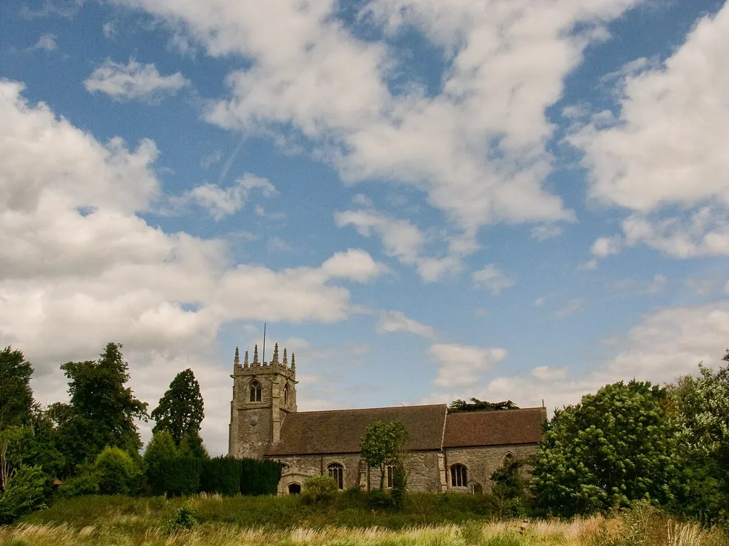 The Church of St Michael and All Angels, Averham, Nottinghamshire in England.