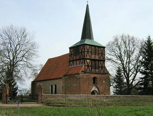 Church in Mönchow an Usedom island, Mecklenburg-Vorpommern, Germany