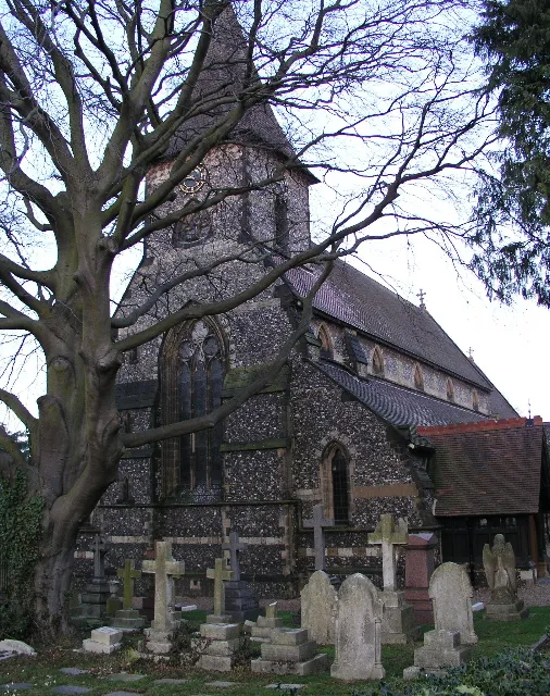 Shirley Parish Church, Croydon, taken 7 February 2005