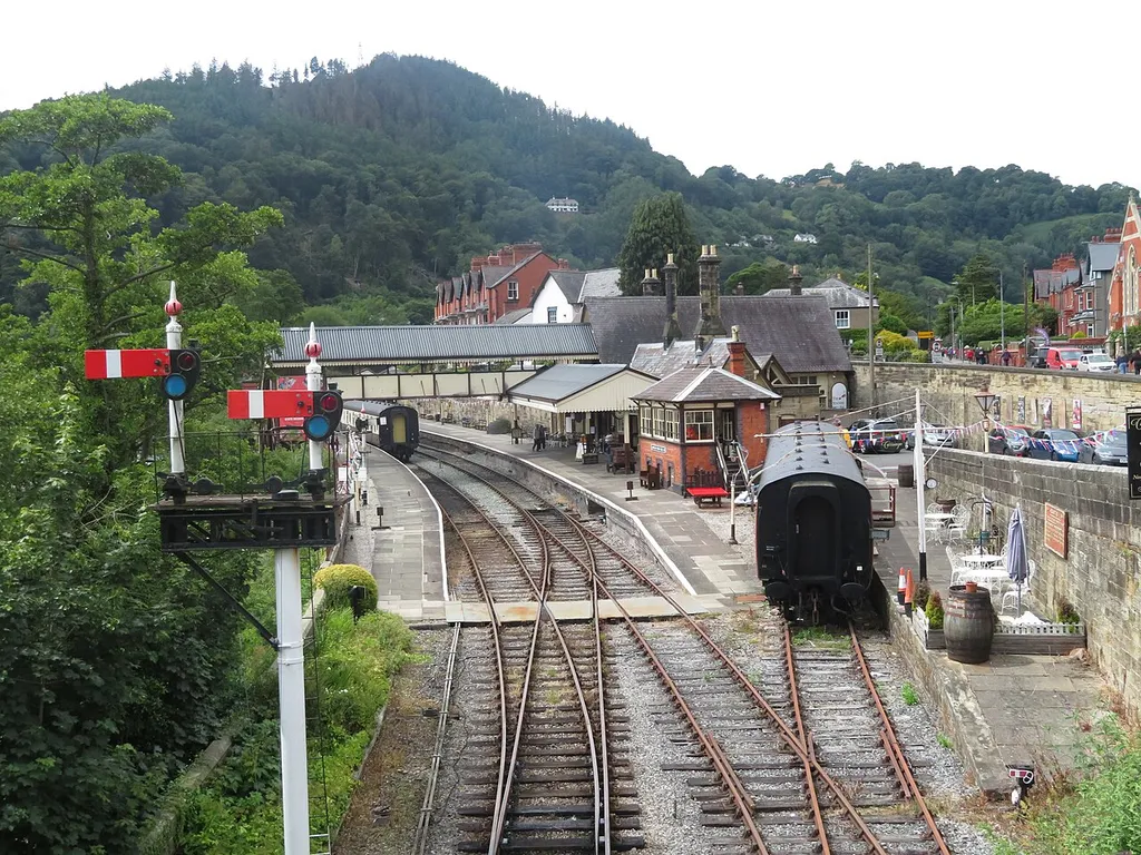 Llangollen railway station, Denbighshire, Wales