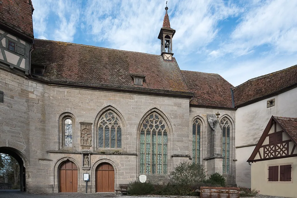 Rothenburg ob der Tauber, Klingentorbastei, Kirche Sankt Wolfgang
