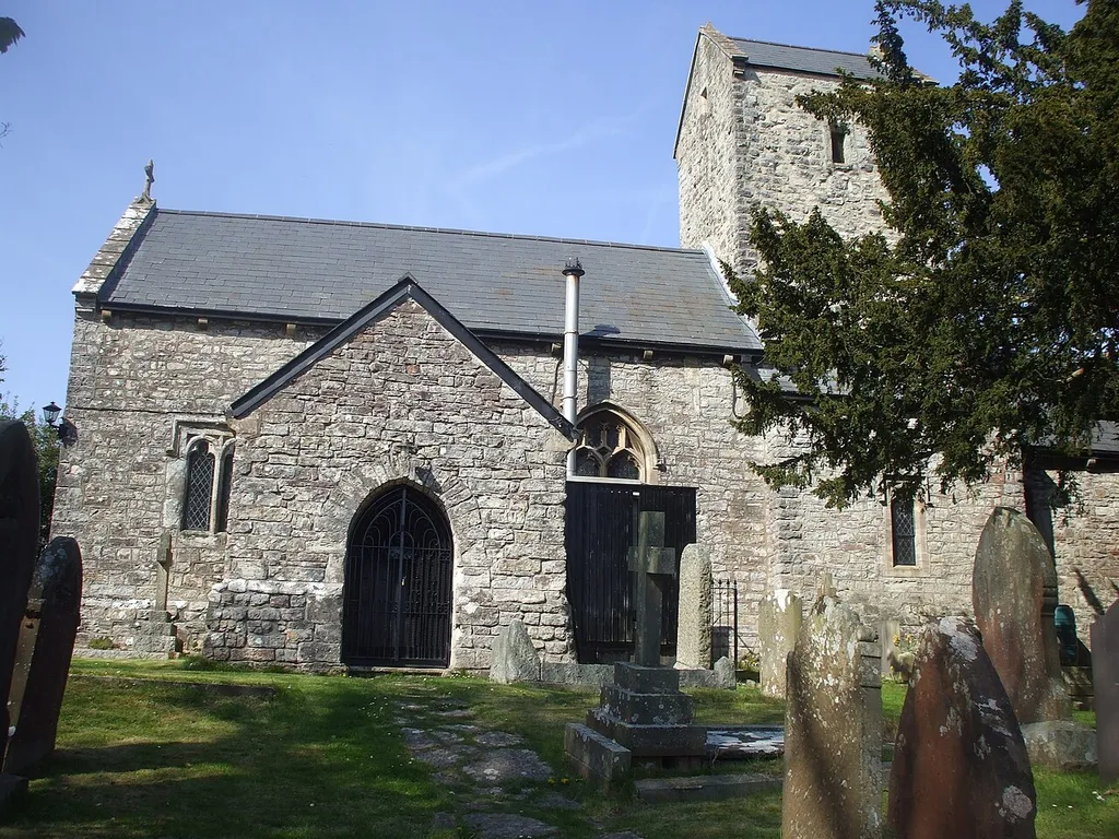 The church is somewhat unusual in having a central tower.