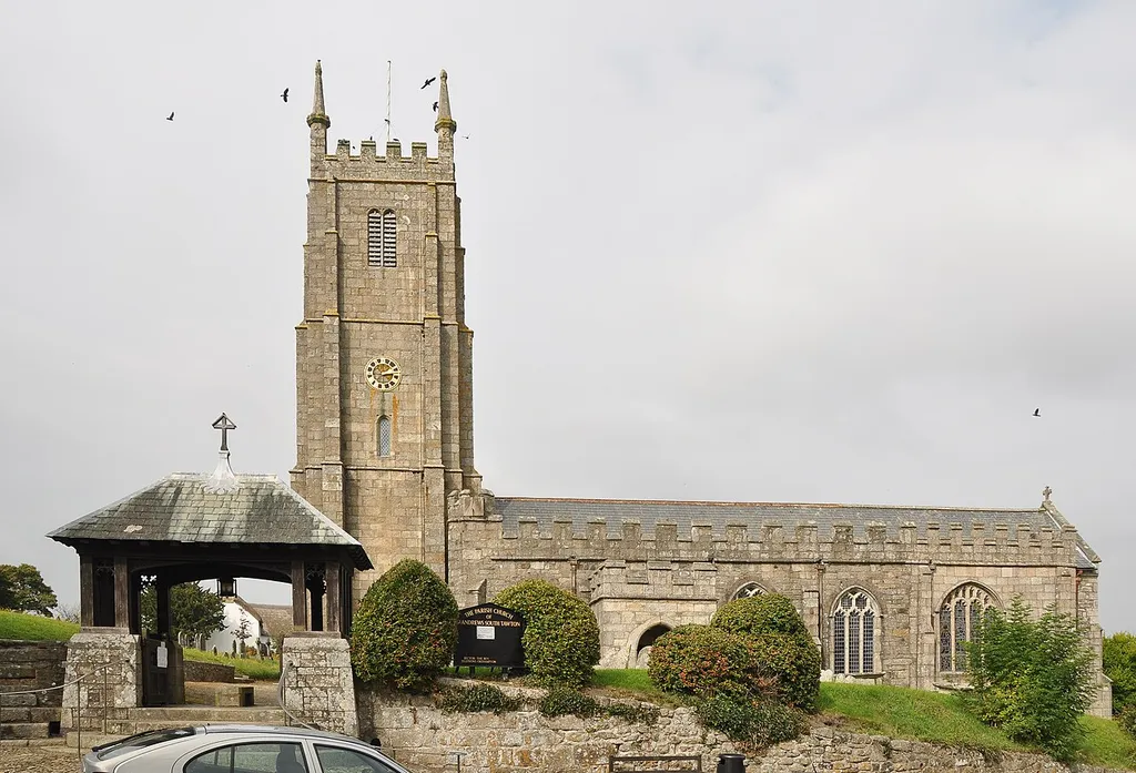 Parish church in South Tawton, on the northern edge of Dartmoor