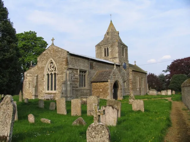 St Andrew's parish church, Glaston, Rutland, seen from the southwest