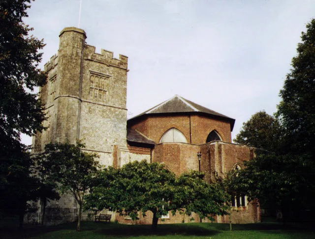 St Mary the Virgin parish church, Micheldever, Hampshire, seen from the south