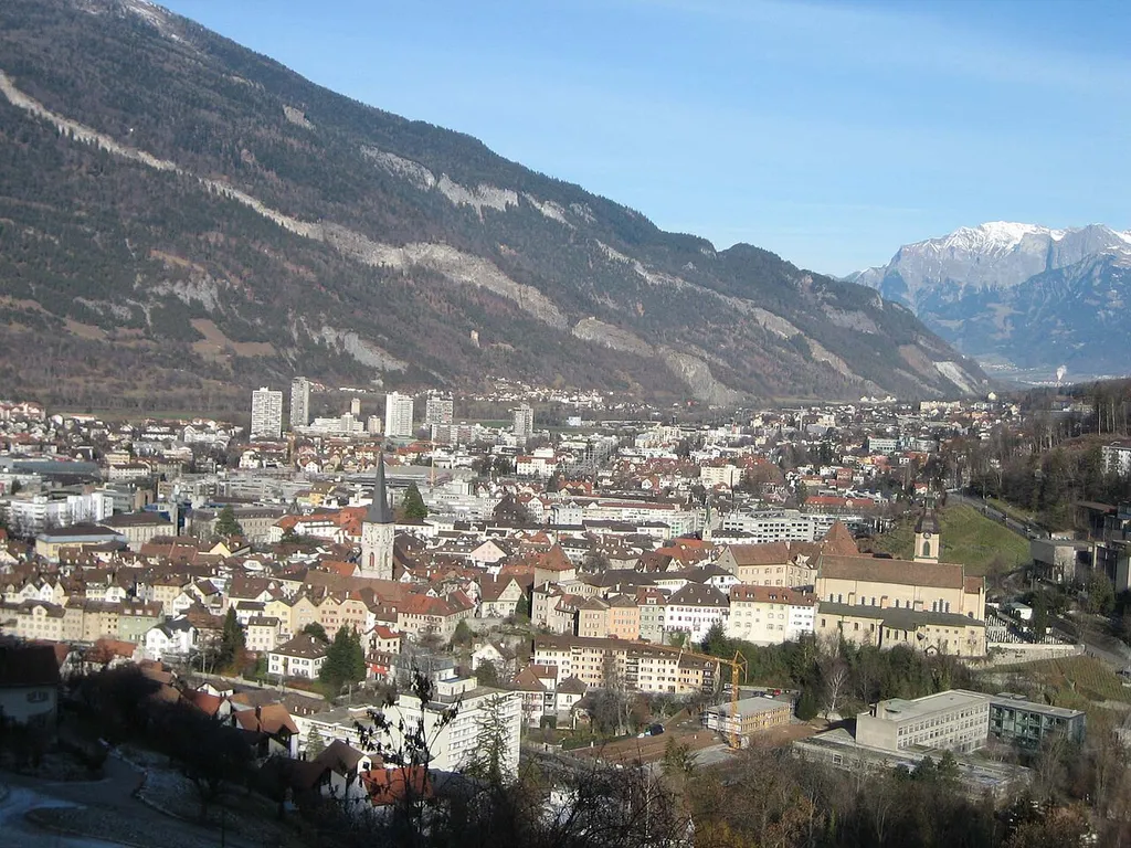 Nordseite: Chur im Dezember 2006
